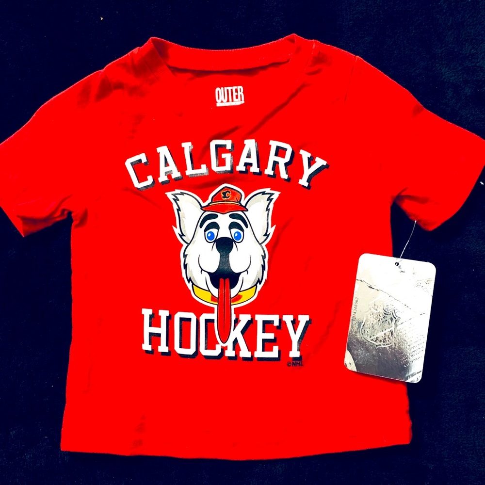 Kids NHL CALGARY Shirt, NWT 12 Months
